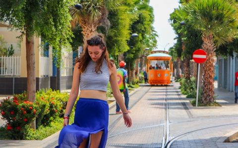 Oranjestad Anais en tram